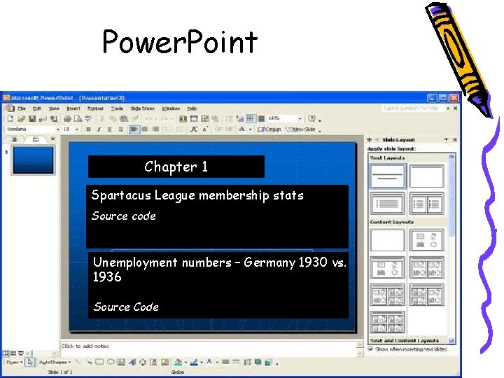 Power. Point Chapter 1 Spartacus League membership stats Source code Unemployment numbers – Germany Power. Point Chapter 1 Spartacus League membership stats Source code Unemployment numbers – Germany
