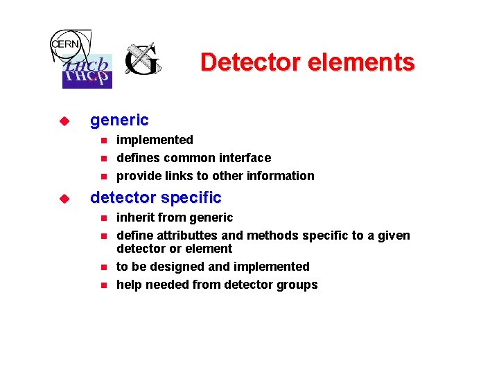 Detector description News Detector description transient model logical