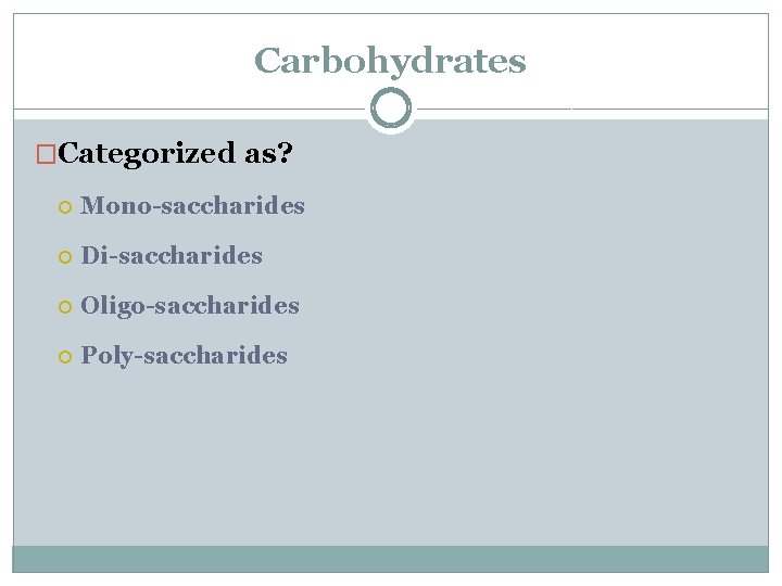 Carbohydrates EQUINE NUTRITION Carbohydrates Principles sources of energy