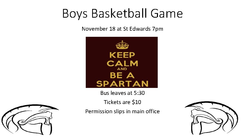 Boys Basketball Game November 18 at St Edwards 7 pm Watch the new era