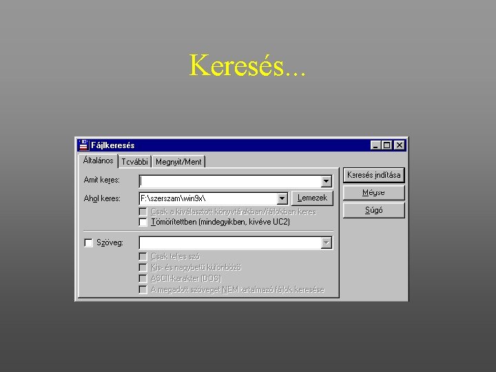 Keresés. . . 