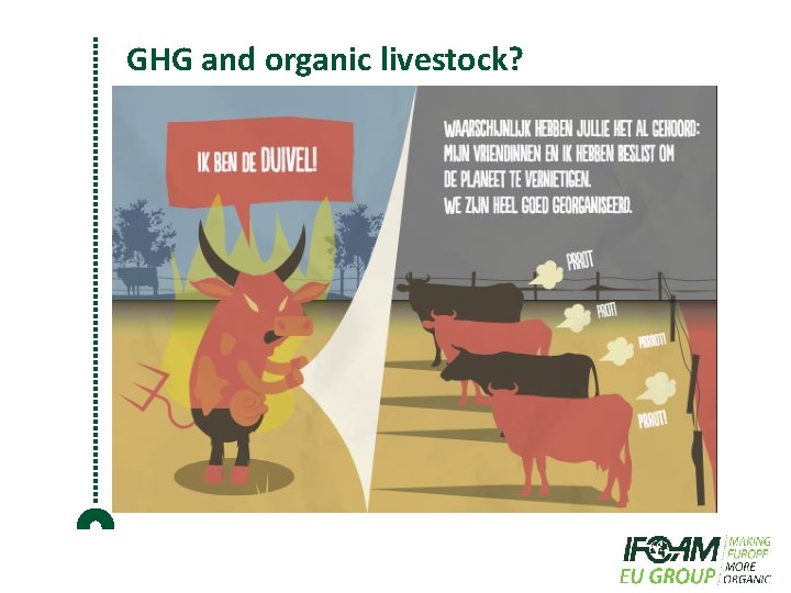 GHG and organic livestock? 