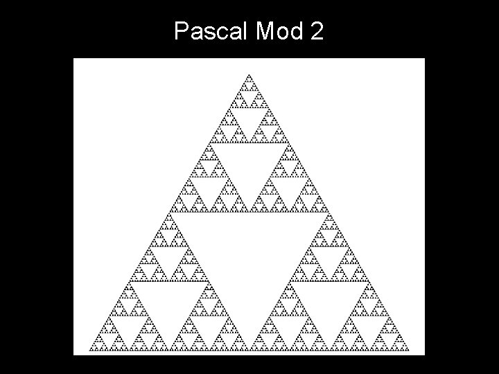 Pascal Mod 2 Pascal Mod 2