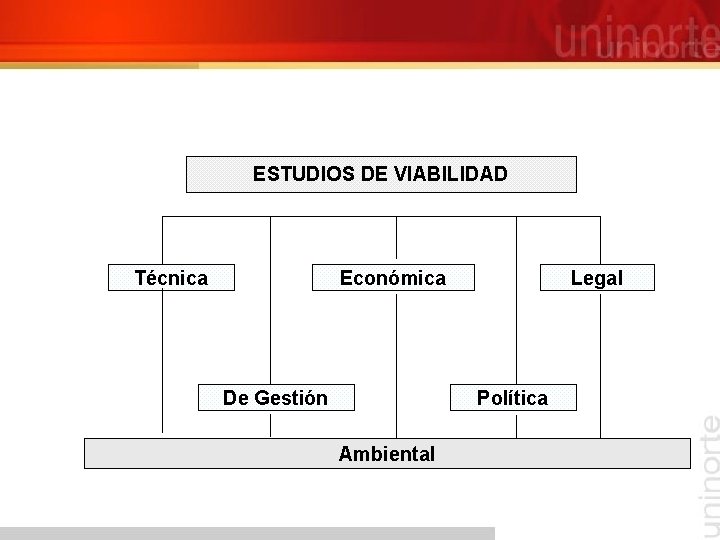 ESTUDIOS DE VIABILIDAD Técnica Económica De Gestión Legal Política Ambiental 