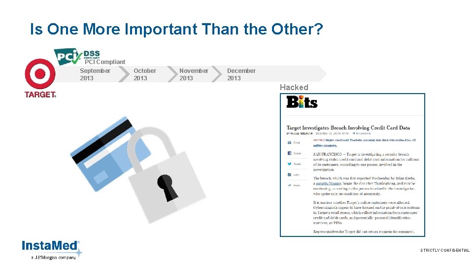 Is One More Important Than the Other? PCI Compliant September 2013 October 2013 November