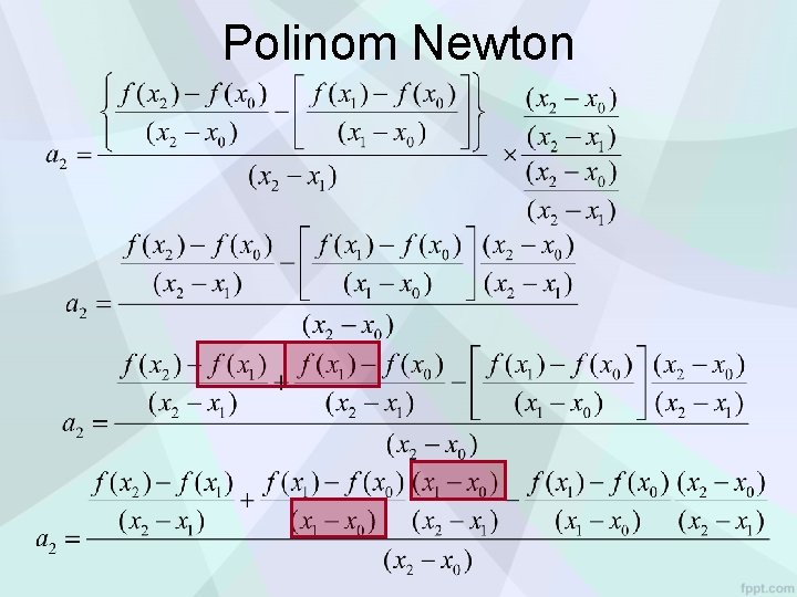 Polinom Newton 