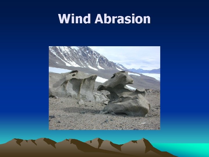 Wind Abrasion 