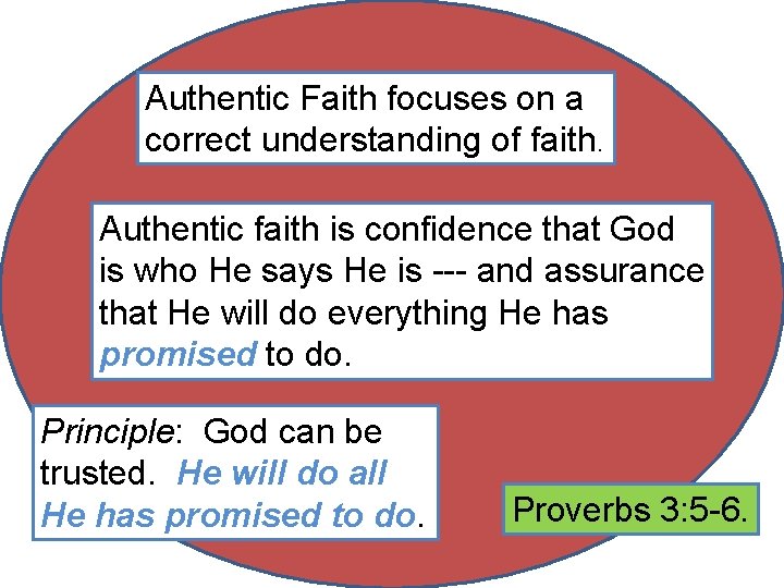 Authentic Faith focuses on a correct understanding of faith. Authentic faith is confidence that Authentic Faith focuses on a correct understanding of faith. Authentic faith is confidence that