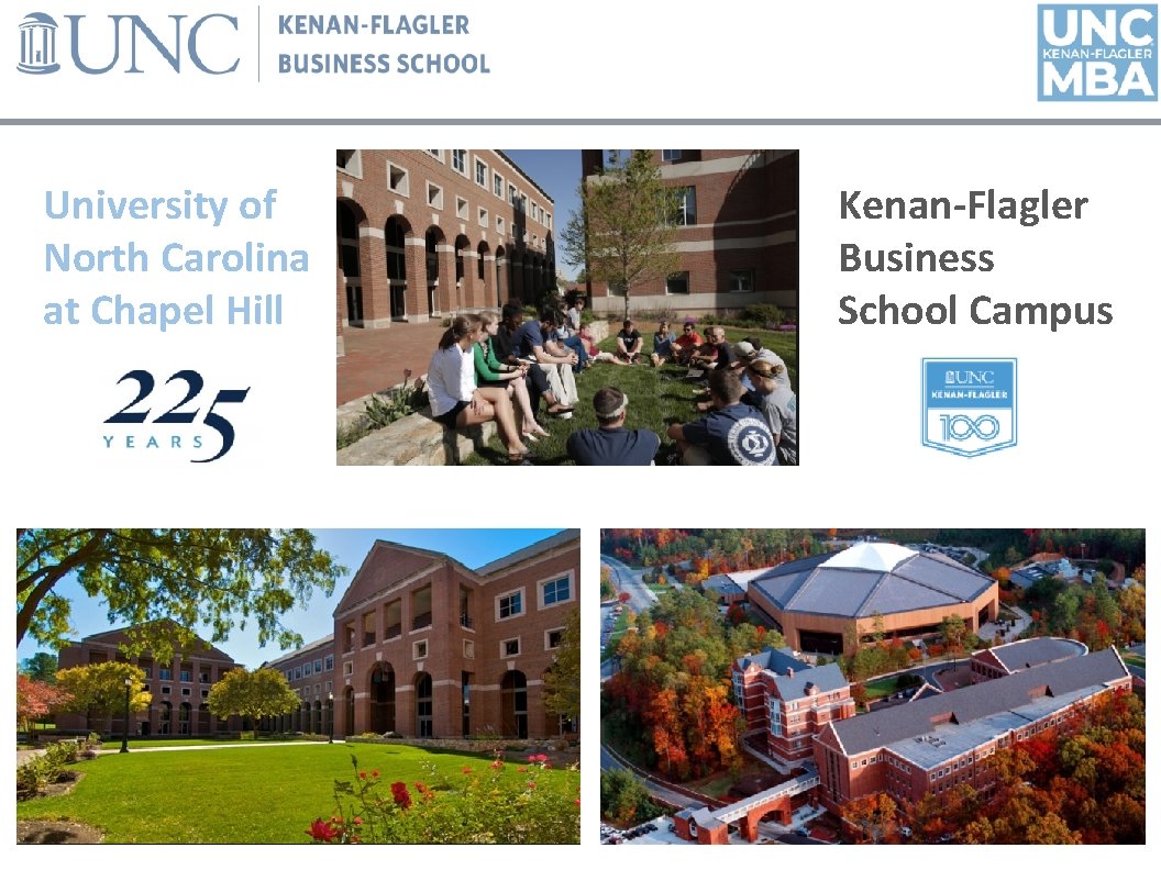 University of North Carolina at Chapel Hill Kenan-Flagler Business School Campus 