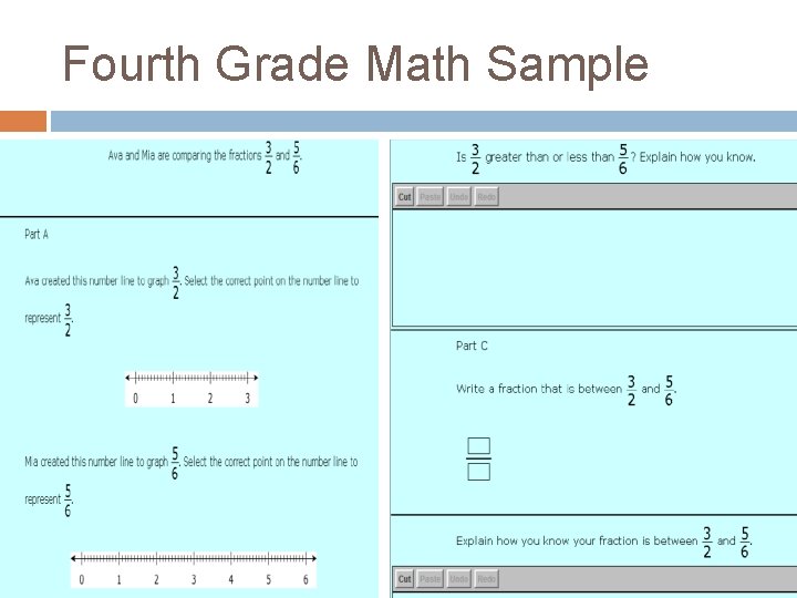 Fourth Grade Math Sample 