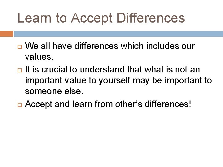 VALUES Mrs Chere Anderson What are Values They