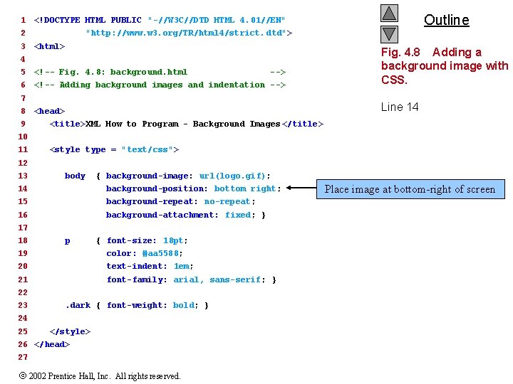 1 2 3 Outline <!DOCTYPE HTML PUBLIC "-//W 3 C//DTD HTML 4. 01//EN" "http:
