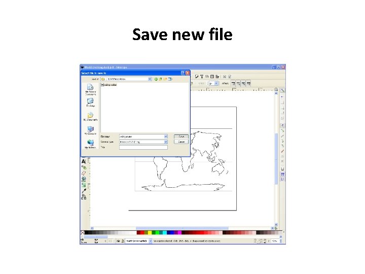 Save new file 