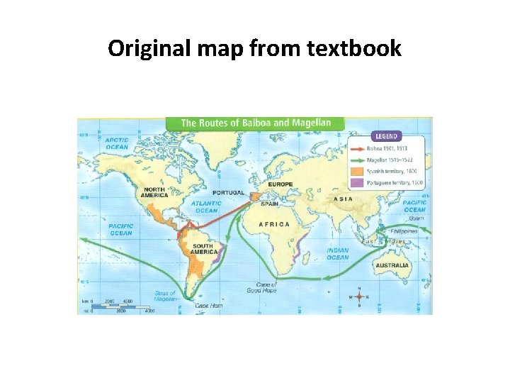 Original map from textbook 