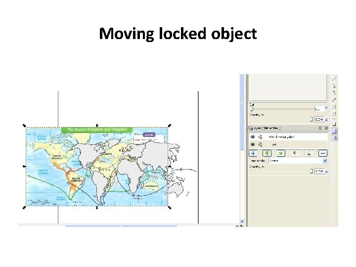 Moving locked object 