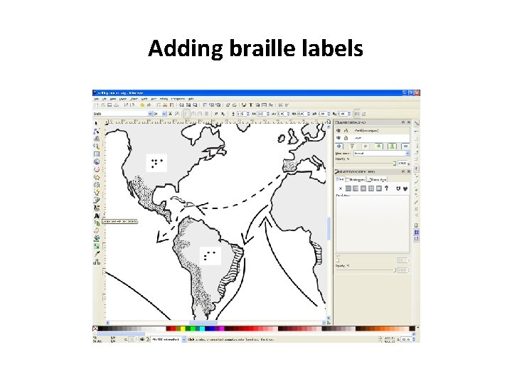 Adding braille labels 