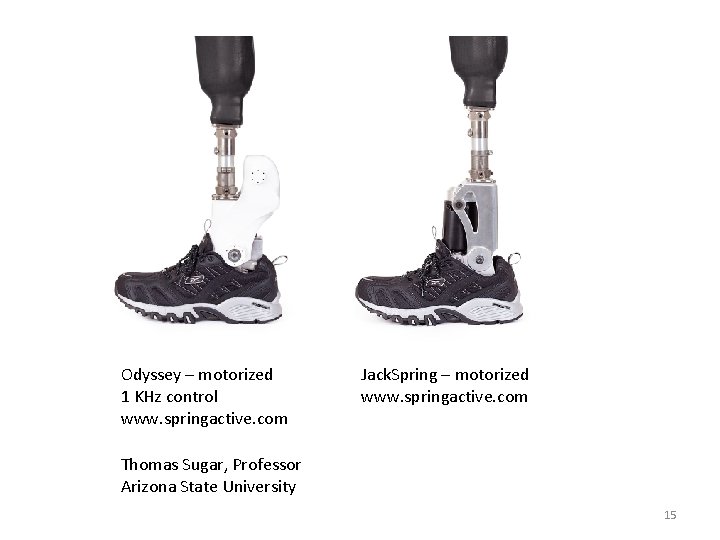 Odyssey – motorized 1 KHz control www. springactive. com Jack. Spring – motorized www.