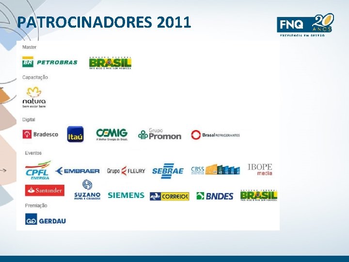 PATROCINADORES 2011 