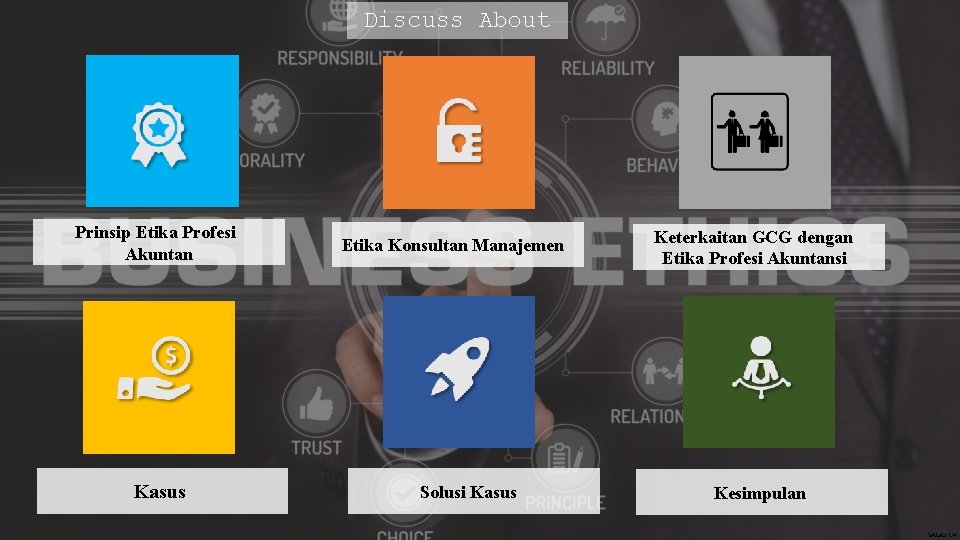 Discuss About Prinsip Etika Profesi Akuntan Kasus Etika Konsultan Manajemen Solusi Kasus Keterkaitan GCG