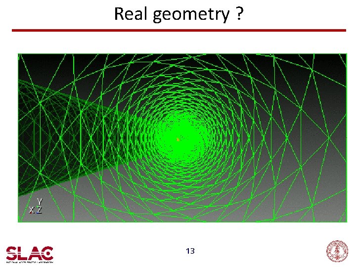 Real geometry ? 13 