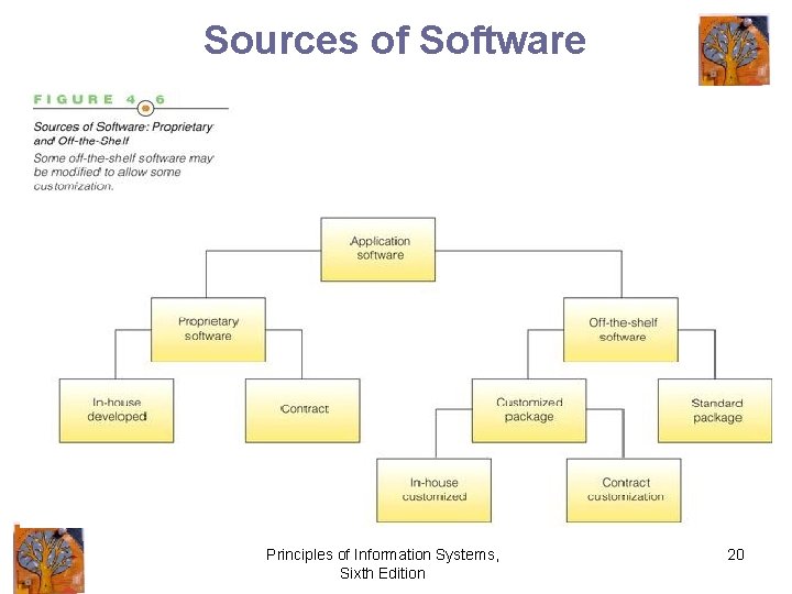 Sources of Software Principles of Information Systems, Sixth Edition 20 