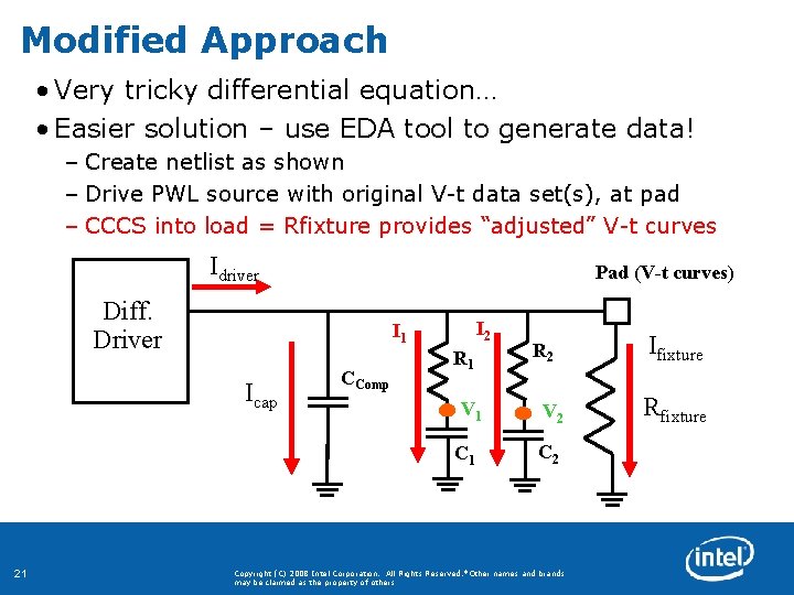 Modified Approach • Very tricky differential equation… • Easier solution – use EDA tool