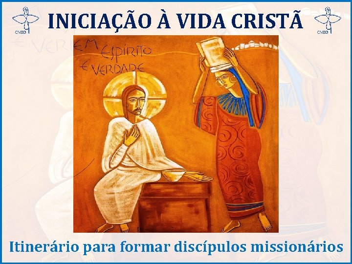 INICIAÇÃO À VIDA CRISTÃ Itinerário para formar discípulos missionários 