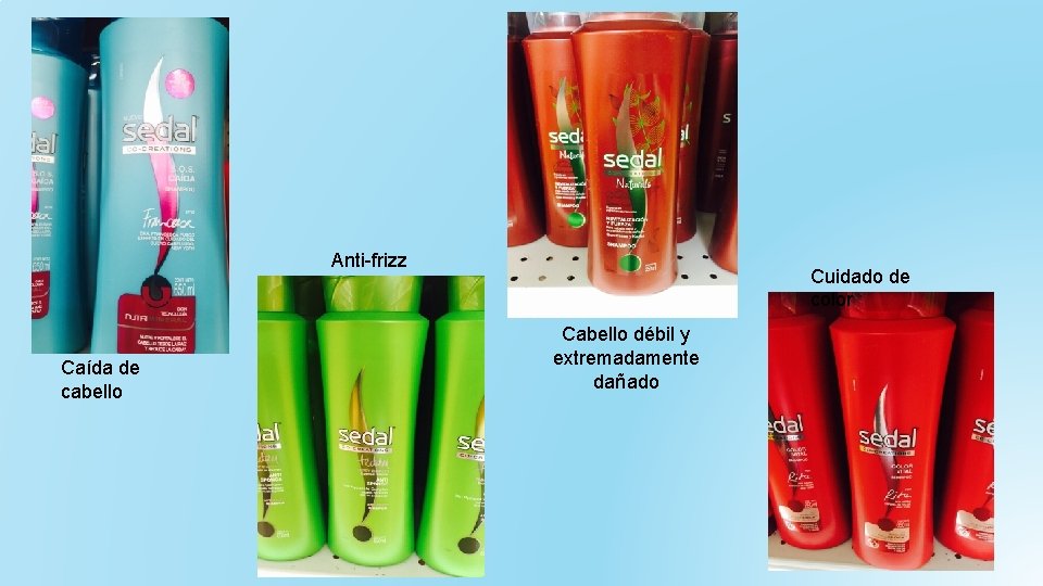 Anti-frizz Caída de cabello Cuidado de color Cabello débil y extremadamente dañado 