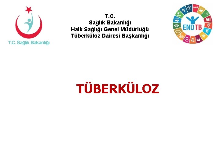 T. C. Sağlık Bakanlığı Halk Sağlığı Genel Müdürlüğü Tüberküloz Dairesi Başkanlığı TÜBERKÜLOZ 