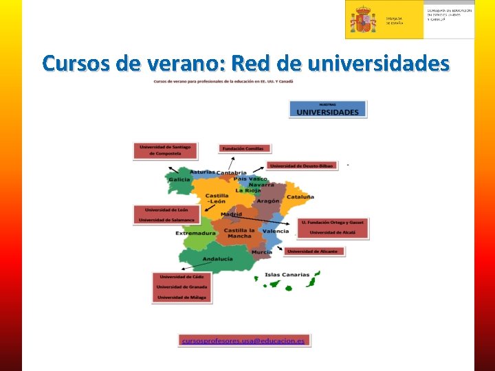 Cursos de verano: Red de universidades 