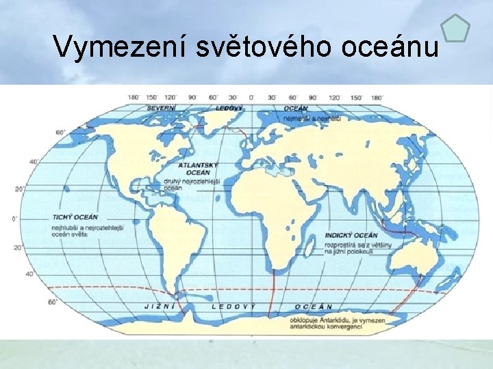 Vymezení světového oceánu 