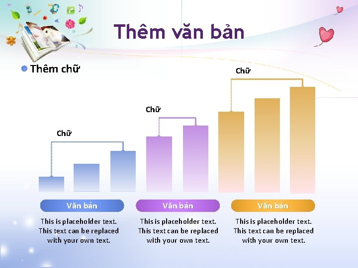 Thêm văn bản Thêm chữ Chữ Chữ Văn bản This is placeholder text. This