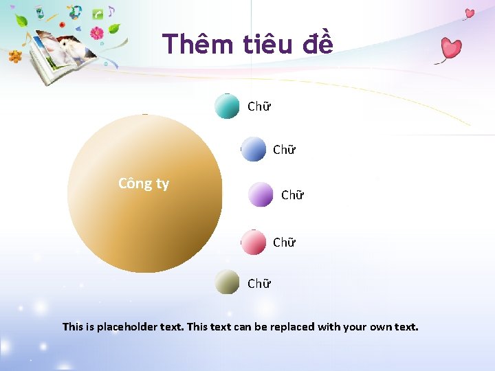 Thêm tiêu đề Chữ Công ty Chữ Chữ This is placeholder text. This text