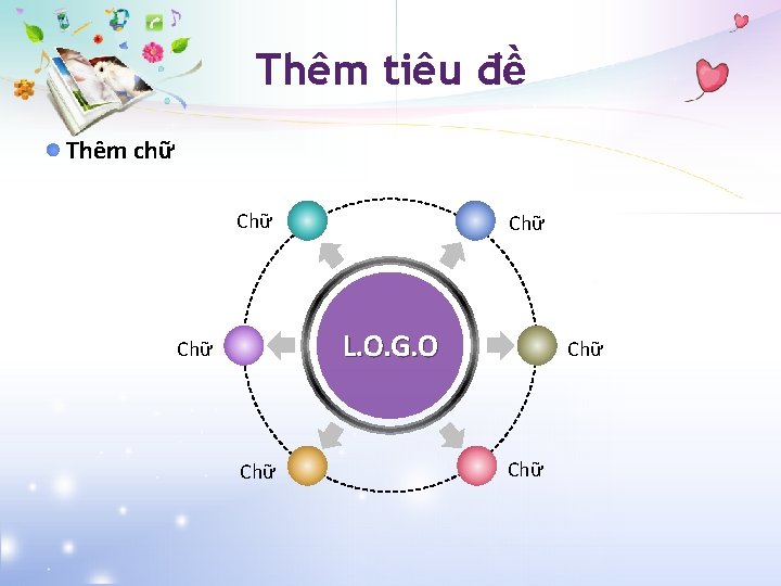 Thêm tiêu đề Thêm chữ Chữ L. O. G. O Chữ Chữ 