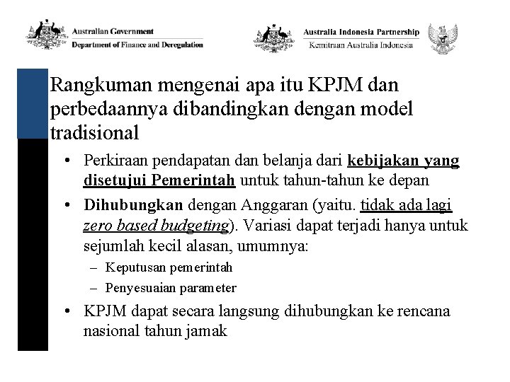 Rangkuman mengenai apa itu KPJM dan perbedaannya dibandingkan dengan model tradisional • Perkiraan pendapatan