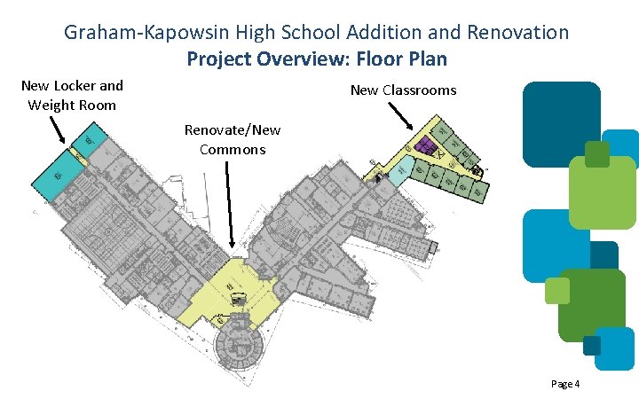 Graham-Kapowsin High School Addition and Renovation Project Overview: Floor Plan New Locker and Weight