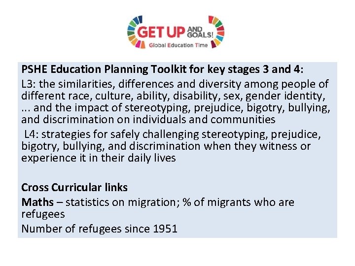PSHE Education Planning Toolkit for key stages 3 and 4: L 3: the similarities,