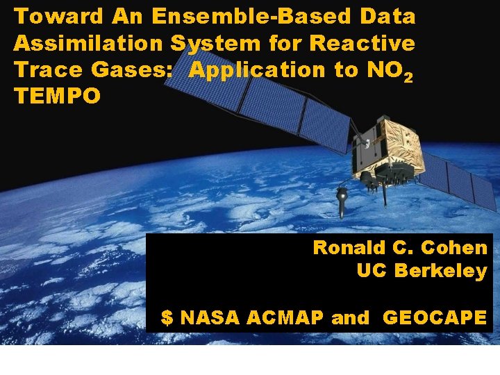 Toward An Ensemble-Based Data Assimilation System for Reactive Trace Gases: Application to NO 2
