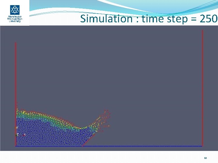 Simulation : time step = 250 12 