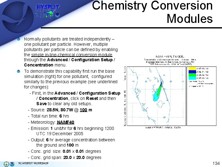Chemistry Conversion Modules Normally pollutants are treated independently – one pollutant per particle. However, Chemistry Conversion Modules Normally pollutants are treated independently – one pollutant per particle. However,
