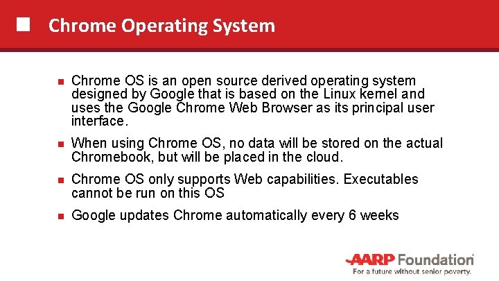 Chrome Operating System Chrome OS is an open source derived operating system designed by