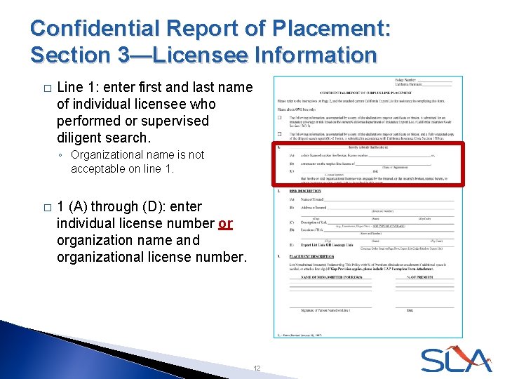 Sl1 Form.pdf Confidential Report of Placement SL1 Form Deconstructed The