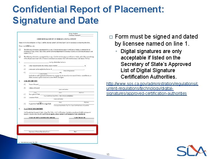 Sl1 Form.pdf Confidential Report of Placement SL1 Form Deconstructed The