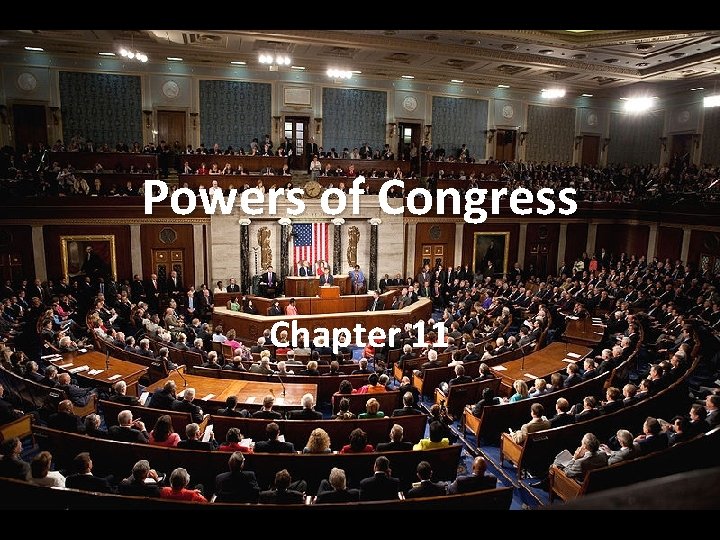 Powers of Congress Chapter 11 