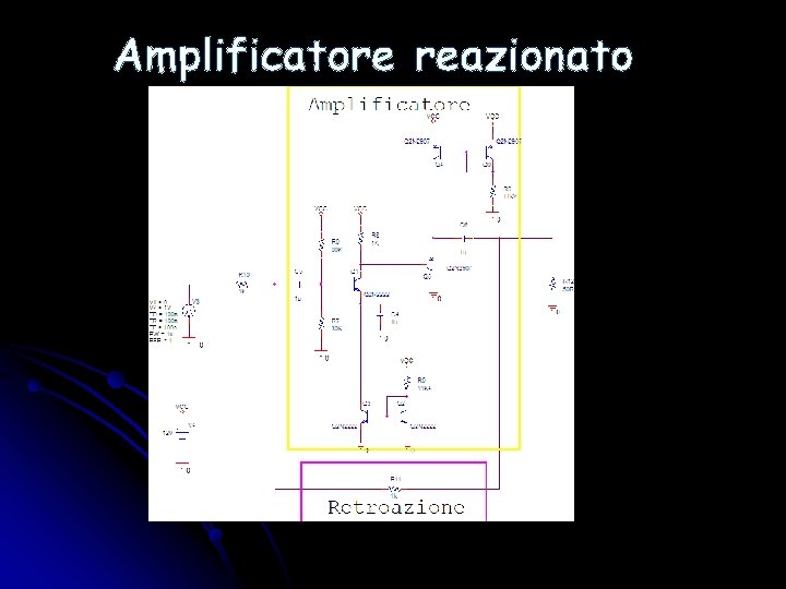 Amplificatore reazionato 