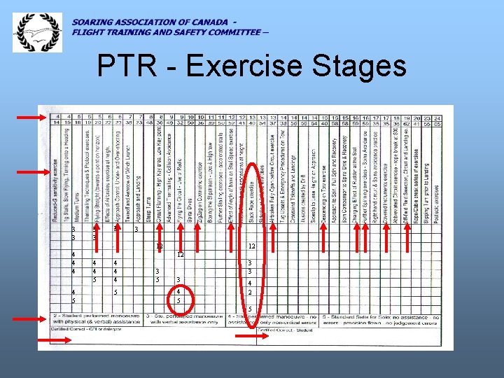 PTR - Exercise Stages 3 3 3 12 4 4 5 12 12 4