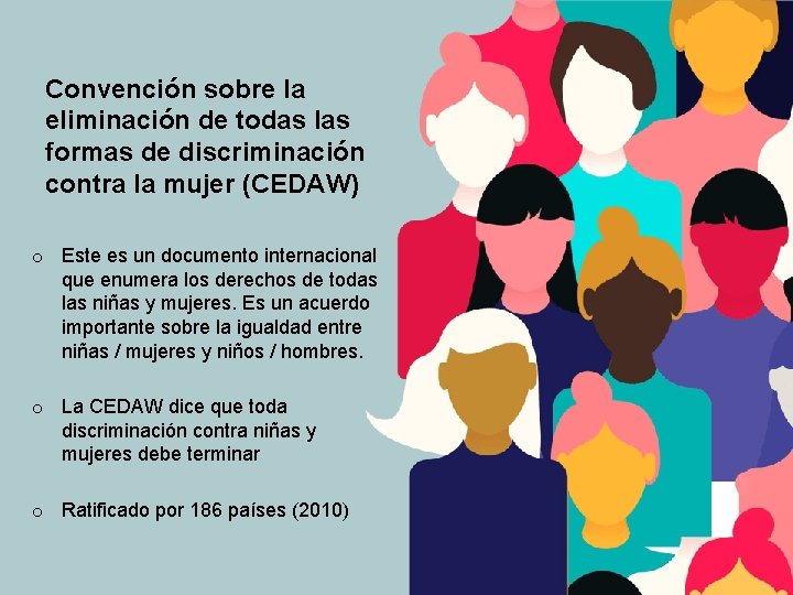 Convención sobre la eliminación de todas las formas de discriminación contra la mujer (CEDAW)