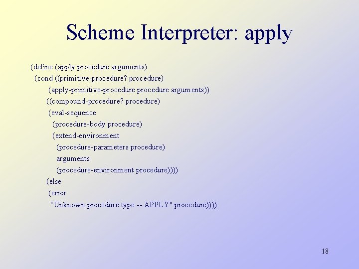 Programming Languages CS 550 Lecture 7 Summary Operational