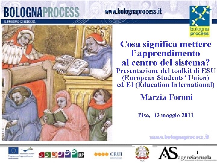 Cosa significa mettere l’apprendimento al centro del sistema? Presentazione del toolkit di ESU (European