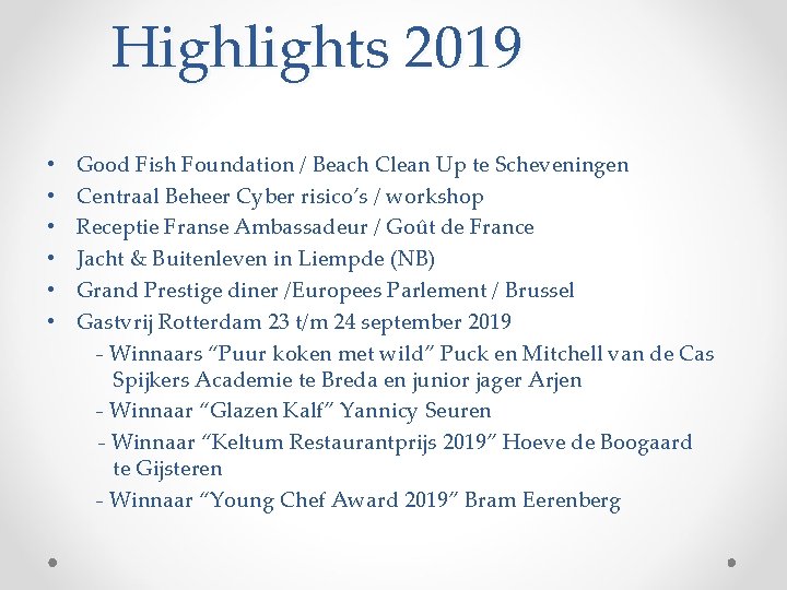 Highlights 2019 • • • Good Fish Foundation / Beach Clean Up te Scheveningen